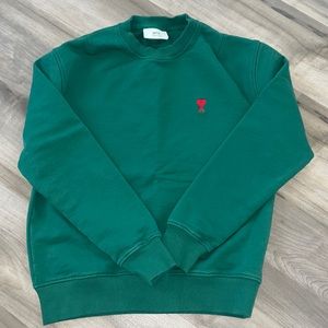 AMI PARIS Ami de Coeur embroidered sweatshirt